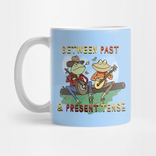 Past and Present Tense Frogs Mug